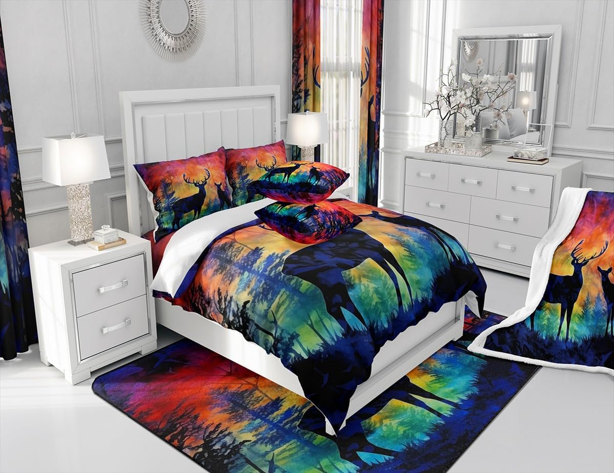 jejeloiu Yoga Chakras Area Rug 5x7, Boho Mandala Rugs for Living Room Bedroom for Kids Boys Girls Room Decor, Yoga Lover, Rainbow Chakras Indoor Floor Mat