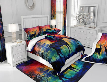 jejeloiu Yoga Chakras Area Rug 5x7, Boho Mandala Rugs for Living Room Bedroom for Kids Boys Girls Room Decor, Yoga Lover, Rainbow Chakras Indoor Floor Mat