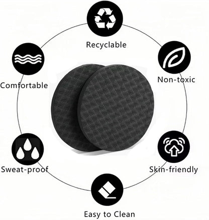 2-piece set yoga knee pads and exercise mats - super thick anti slip support for thick boards, gardening, push ups, knees, Pilates, and floor exercises - knees, elbows, wrists