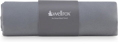 Wellrox Microfiber Yoga Hand Towel – Super Soft, Quick-Dry, Non Slip Yoga Towel for Hot Pilates, Gym & Workouts (26.5" x 16", Lavender)
