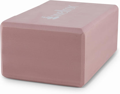 Wellrox Supportive Yoga Block Non-Slip EVA for Yoga, Pilates, Stretching, and Meditation (4"x6"x9")