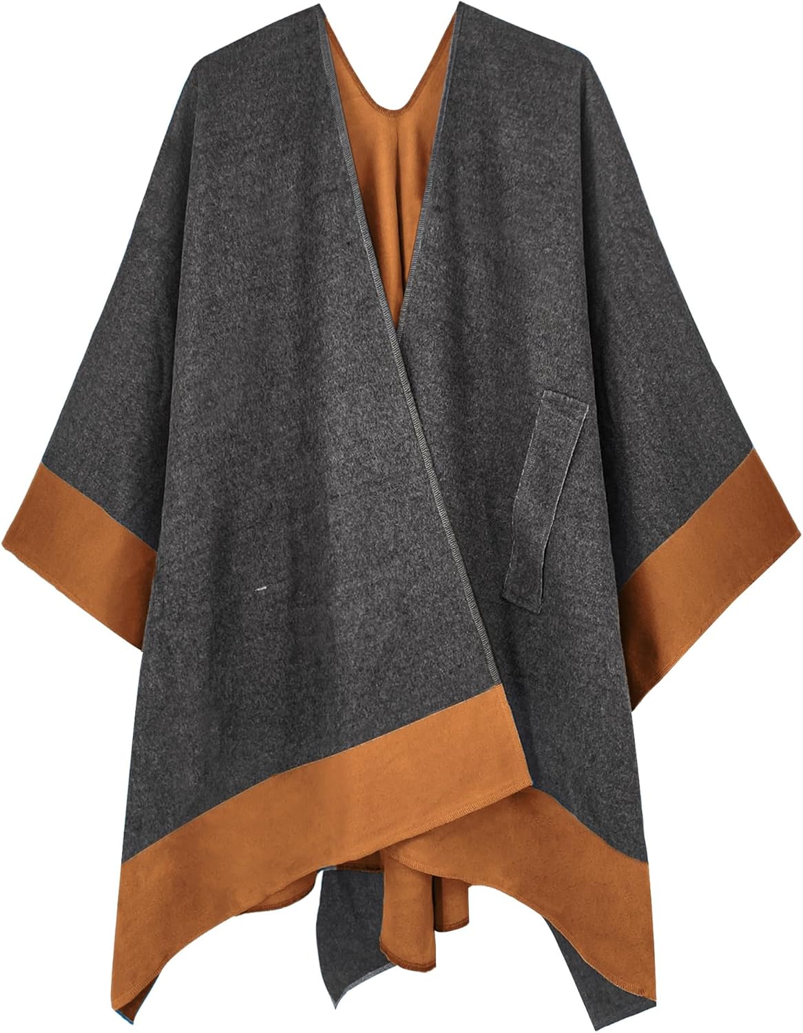 Moss Rose Women's Shawl Wrap Poncho Ruana Cape Open Front Cardigan Shawls for Spring Fall Winter