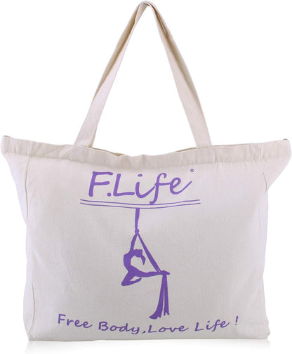 Aerial Silks 13 Yards Hardware Kit Medium stretch Aerial Yoga Hammock Acrobatics- Include Carabiners,Rescue 8,Swivel, Height Adjustment Strap, Portable Storage (Petal)