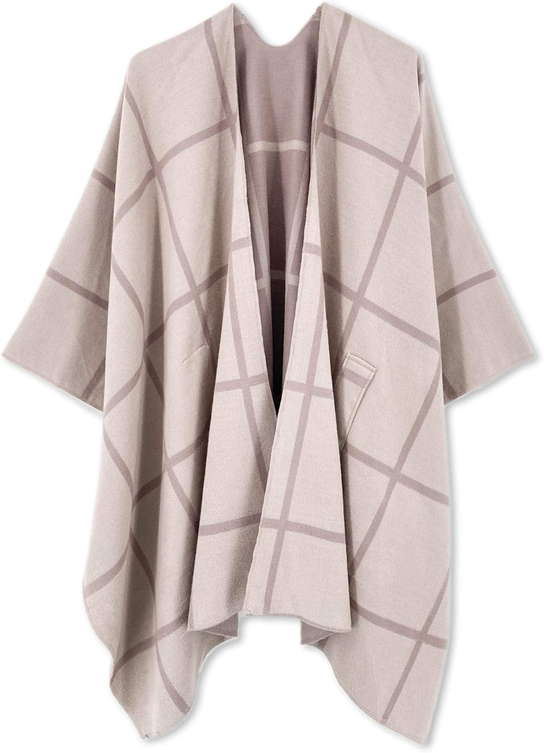 Moss Rose Women's Shawl Wrap Poncho Ruana Cape Open Front Cardigan Shawls for Spring Fall Winter