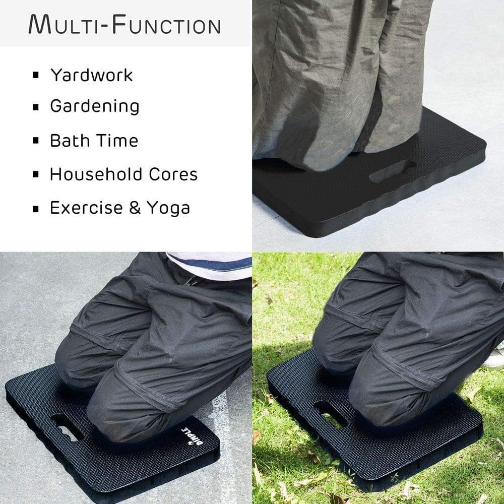 Dimple Thick Kneeling Pad | Garden Pad for Gardening | Kneeling Pad for Work | Garden & Bathtub Kneeler for Baby Bath | Kneeling Mat for Exercise & Yoga (XL) 17.8 x 11, Thickest 1-½"(2 Pack, Blue)