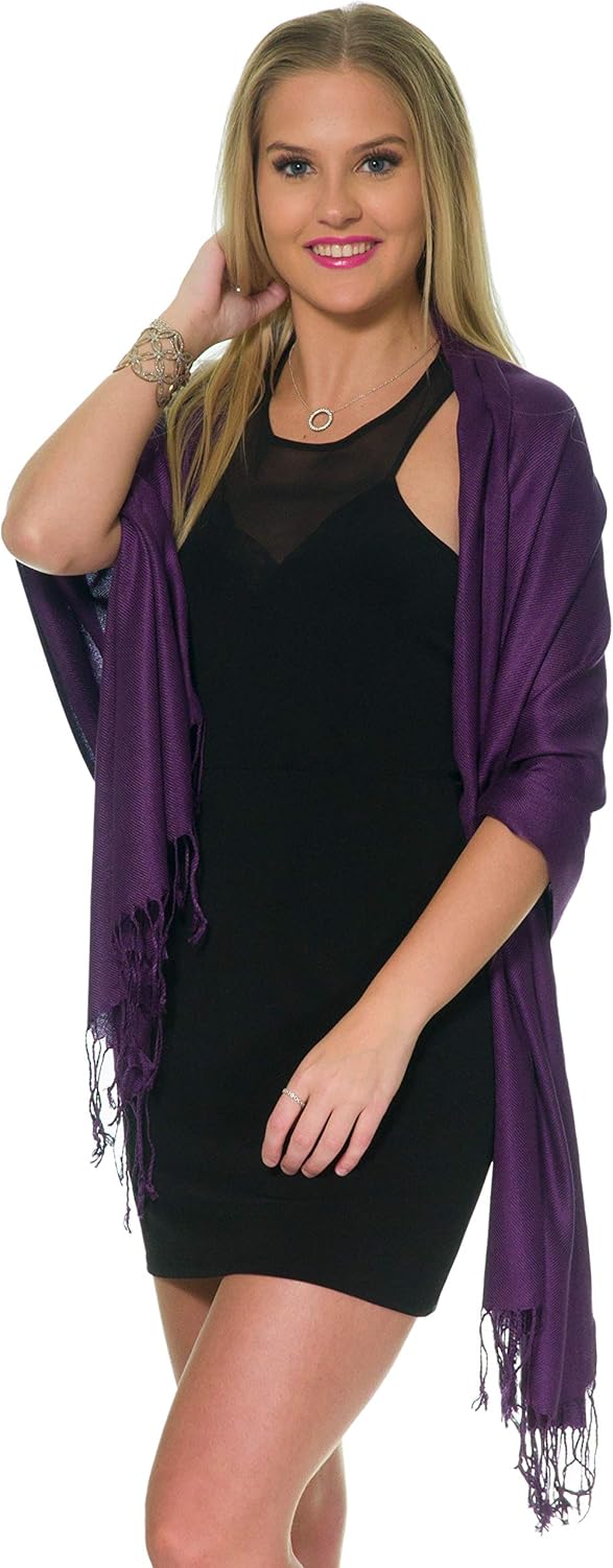 Pashmina Shawls and Wraps for Evening Dresses, Large Soft Pashminas Wedding Shawl