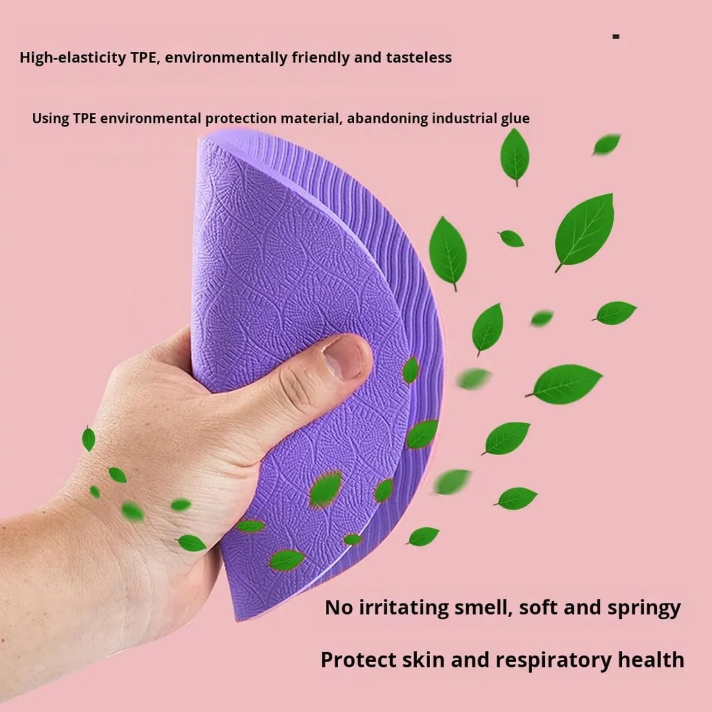 2-piece set yoga knee pads and exercise mats - super thick anti slip support for thick boards, gardening, push ups, knees, Pilates, and floor exercises - knees, elbows, wrists