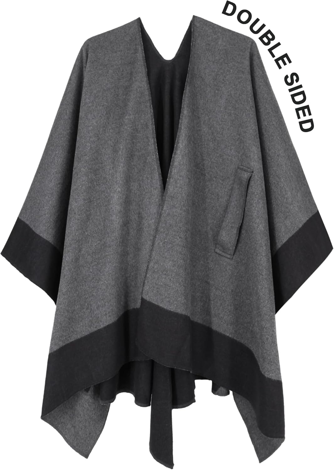 Moss Rose Women's Shawl Wrap Poncho Ruana Cape Open Front Cardigan Shawls for Spring Fall Winter