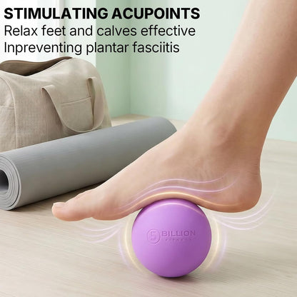 5BILLION FITNESS Peanut Massage Ball - Double Lacrosse Massage Ball & Mobility Ball for Physical Therapy - Deep Tissue Massage Tool for Myofascial Release, Muscle Relaxer, Acupoint Massage
