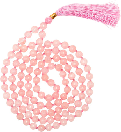 Amazing Gemstone 108 Beads Handmade Mala (Knotted, Rudraksha) - Colors B