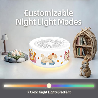 Kipcush Automatic Tibetan Meditation Bowl Sound Machine - 7 Himalayan Tones + 7 Color Night Light - Timer & Touch Control - No Manual Striking for Yoga, Chakra Healing, Stress Relief - Plug In