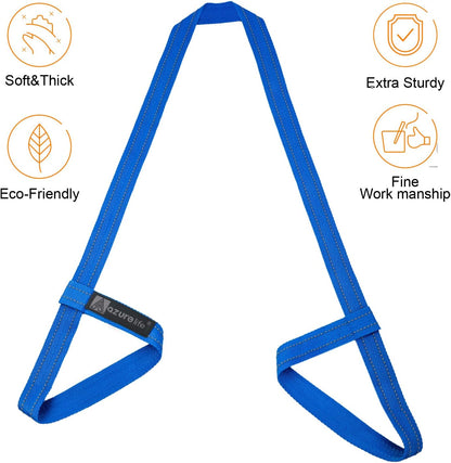 A AZURELIFE [MAT NOT Included] Yoga Mat Sling, Yoga Mat Straps for Carrying, Easy-Cinch Yoga Mat Holder Strap