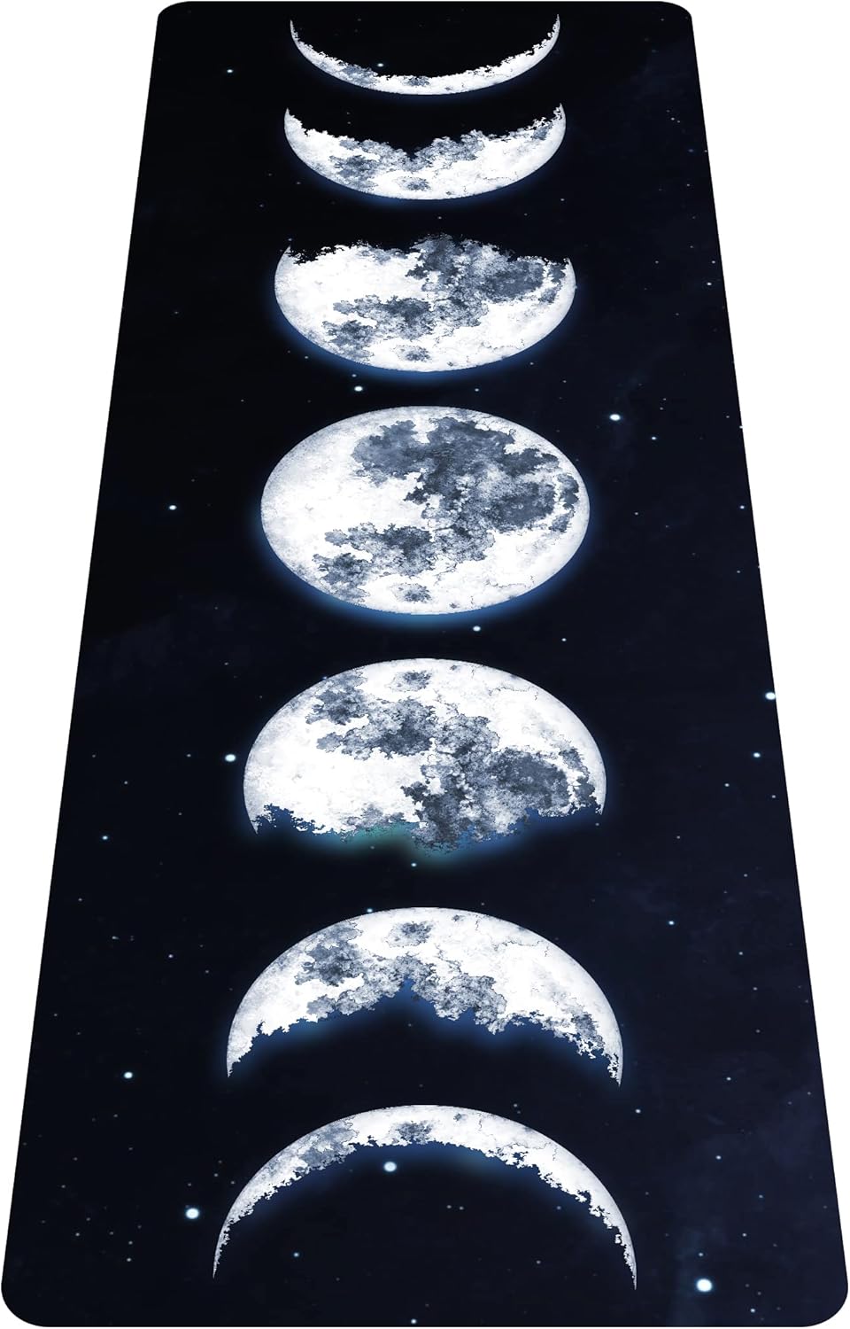 nuveti Printed Travel Yoga Mat-1/16 Inch Thick Non Slip Fitness Workout Mat with Carrying Bag, Foldable Lightweight Suede & Natural Rubber Yoga Mat for Yoga Pilates and Fitness 72" L x 24" W x 1.5mm