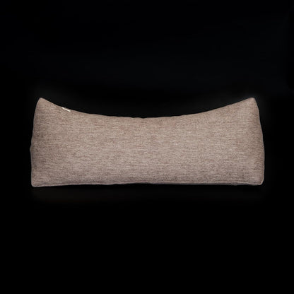 Buckwheat Neck Support Pillow Cervical Neck Cylinder Bolster Pillow,Buckwheat Hulls Adjustable Roll Pillow,Neck Pain Relief for Back and Side Sleepers Round Pillows for Lunch Break Orange, 6*15 inch