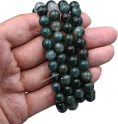 Amazing Gemstone 108 Beads Handmade Mala (Knotted, Rudraksha) - Colors A