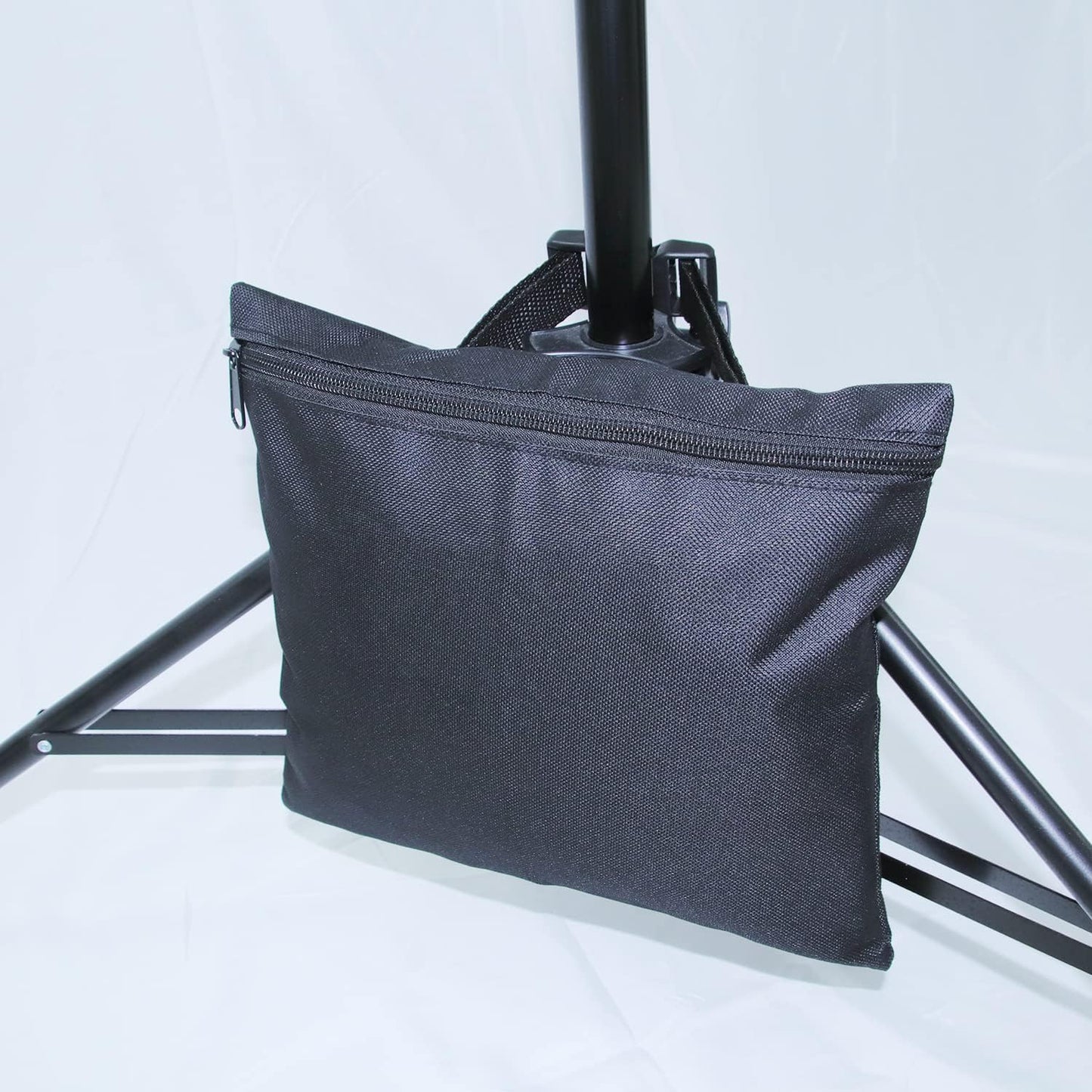 Sandbags 4 Packs with 4 PE Bags, Heavy Duty Sand Bags, Sand Bags for Weight with Zipper and Buckle Straps for Support Light Stand, More 2/4/6/8/10/12 Packs Sand Bag to Choose.