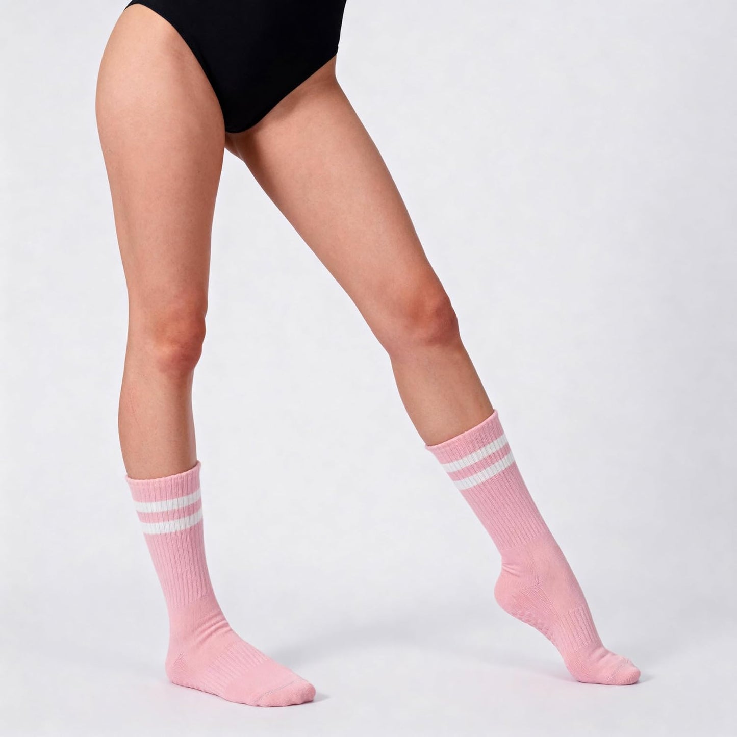 Pilates Grip Socks for Women – Non-Slip Grippy Yoga & Barre Socks, Cushioned Cozy Socks for Studio, Home & Gifts