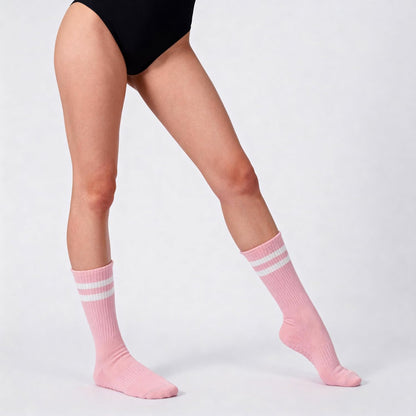 Pilates Grip Socks for Women – Non-Slip Grippy Yoga & Barre Socks, Cushioned Cozy Socks for Studio, Home & Gifts