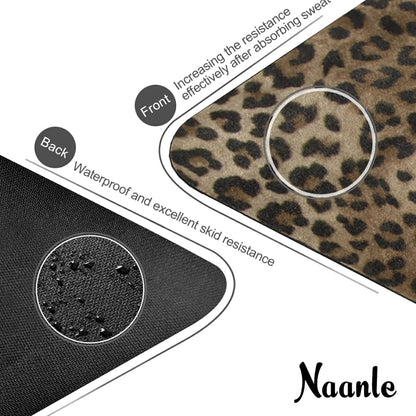 Naanle Sea Turtle Yoga Mat with Carrying Bag Set, Turtle Exercise Mat Foldable Non Slip Travel Lightweight Workout Rug for Home Gym Yoga Pilates Stretching Floor Fitness 71x26 in