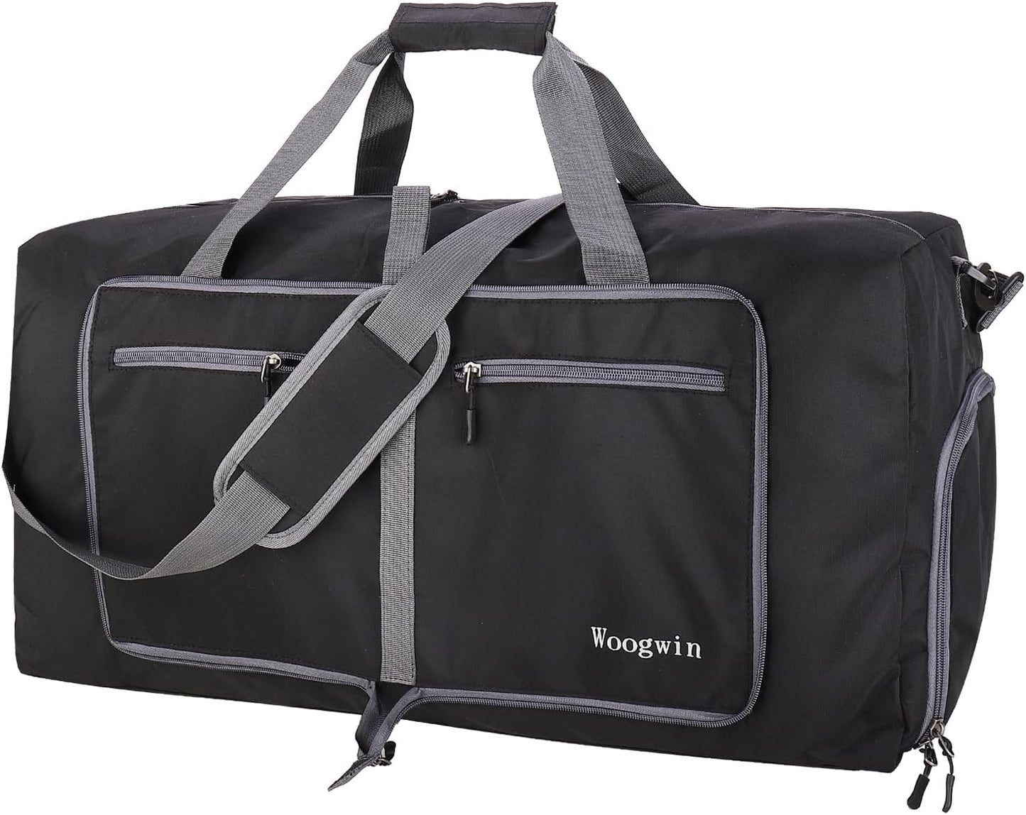Woogwin Travel Duffel Bag Large Foldable Waterproof Overnight Bag for Beach Swim Bags Pool Sports Gym