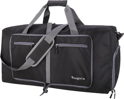 Woogwin Travel Duffel Bag Large Foldable Waterproof Overnight Bag for Beach Swim Bags Pool Sports Gym