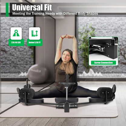 Leg Stretcher, 220/330Lbs Heavy Duty Split Machine for Leg Stretching, Leg Stretching Split Machine, Flexibility Stretching Equipment Black/Blue