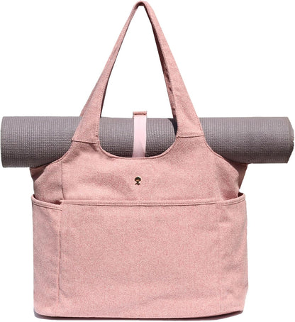 ESVAN Yoga Tote Bag Mat bag Women Shoulder Bags Carryall Tote for Travel Office Workout Gym Nurse Beach