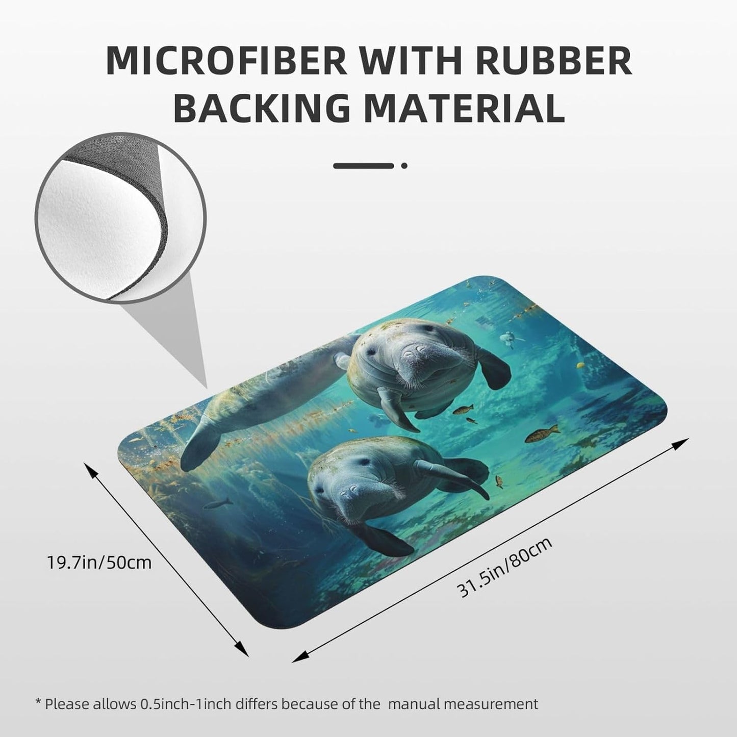 Yoga Meditation Printed Rounded Corner Diatomaceous Doormat 31.5x19.7 Inch Bath Mat Rug Non Slip Shower Floor Mat, Absorbent Bathroom Rugs Mat for Anti Slip Shower Mat, Housewarming Gift