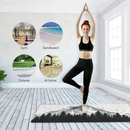 Qilmy Fantasy Mandala Pattern Yoga Mat, Non-Slip Texture Pro Yoga Mat Eco Friendly Exercise & Workout Mat for Yoga, Pilates and Floor Exercises