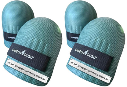 Garden Guru Cushioned Gardening Knee Pads with Adjustable Straps - Soft Inner Liner, Ultra Comfort Padding, Garden Kneelers for Yard Work, Cleaning, Household Chores, Roofing, and More 1 Pack