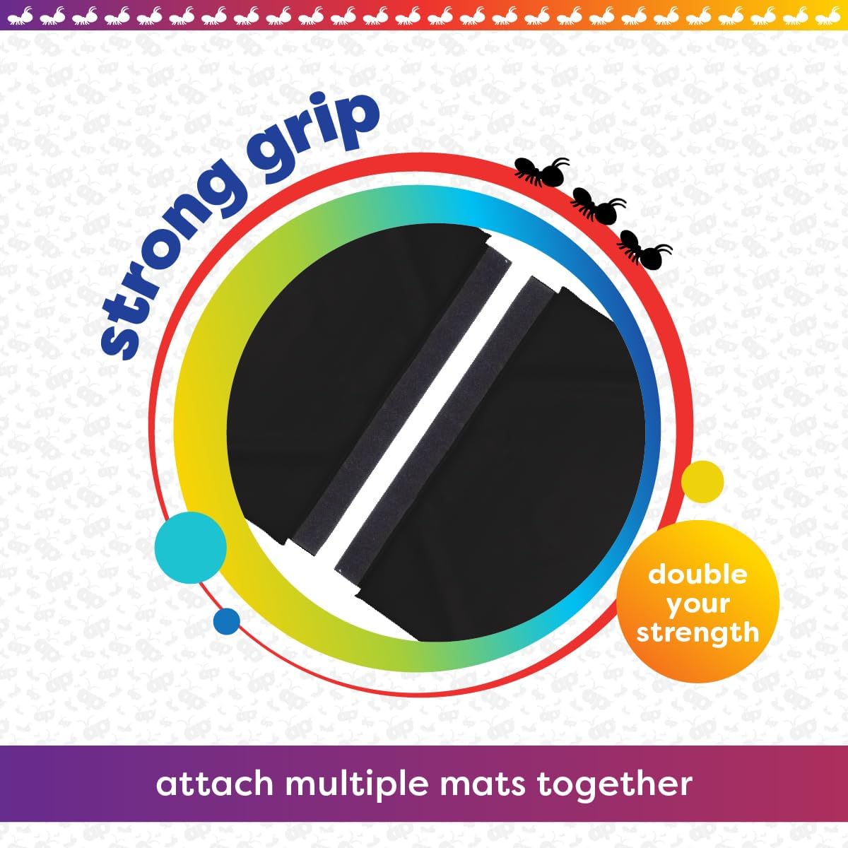 Antsy Pants Tumbling Mat for Kids – Gymnastics Mat, Easy to Clean, Sturdy, Foldable Tumbling Mats, Padded, Lightweight, Portable, Gymnastics Equipment for Active Play