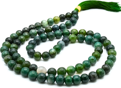 Amazing Gemstone 108 Beads Handmade Mala (Knotted, Rudraksha) - Colors A