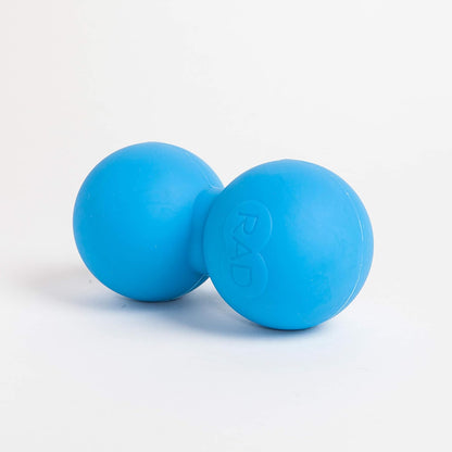 RAD Original Peanut Massage Ball – Medium Density Yoga Deep Tissue Roller Ball – Myofascial Release for Back, Neck, Feet, Psoas & Spine – Suboccipital & Thoracic Trigger Point Therapy