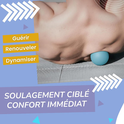 Acupoint Physical Massage Therapy Ball Set - Ideal for Yoga, Deep Tissue Massage, Trigger Point Therapy and Myofascial Release Physical Therapy Equipment