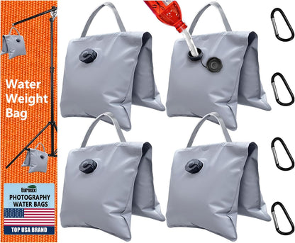 Eurmax USA Photography Sand Weight Bags Heavy Duty Saddlebags for Photography Video Equipments, Backdrop Stand, Light Stand,Photo Tripod, Canopy Tent, Umbrella Base, Fishing Chair,Picnic Table 2-Pack