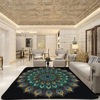 Butterfly Carpet Area Rug - Lovely Butterflies Printed Carpets for Kids Butterfly Theme Living Room Indoor Bedroom Decor Soft Polyester Yoga Mat 2'x3'
