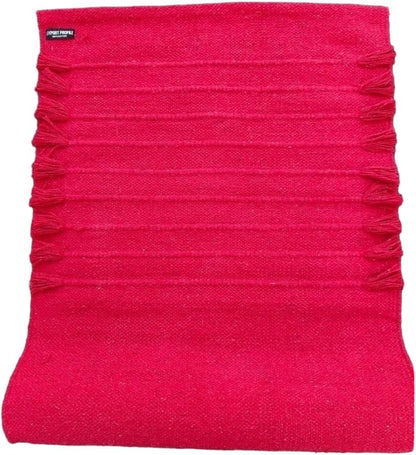 Indian Handmade100 % Organic Anti Skid Multi Colour Cotton Yoga Mat - Eco-Friendly Hand-Woven Rug - Non-Slip & Thick (24”x72”x5mm) for Hot yoga & Everyday Fitness at Home - Comfortable & Foldable Extra-Long Mat