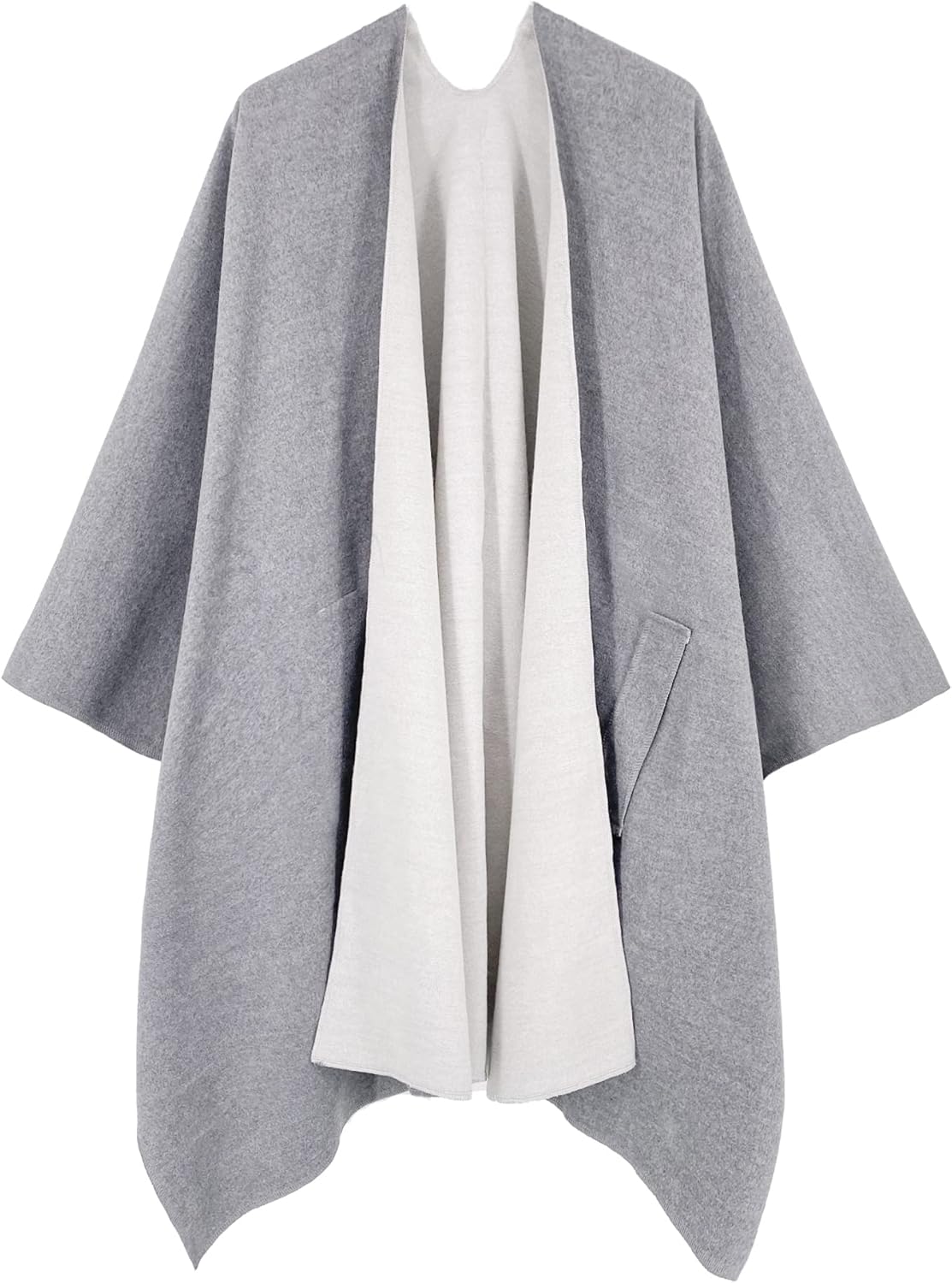 Moss Rose Women's Shawl Wrap Poncho Ruana Cape Open Front Cardigan Shawls for Spring Fall Winter