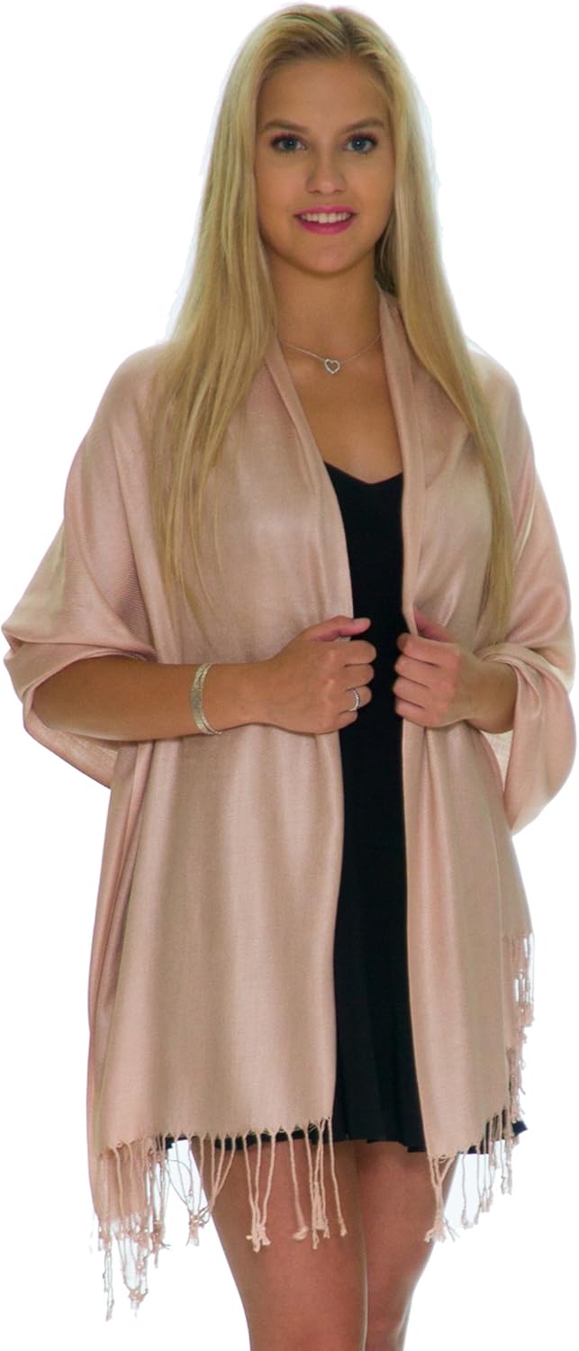 Pashmina Shawls and Wraps for Evening Dresses, Large Soft Pashminas Wedding Shawl