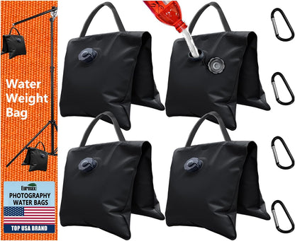 Eurmax USA Photography Sand Weight Bags Heavy Duty Saddlebags for Photography Video Equipments, Backdrop Stand, Light Stand,Photo Tripod, Canopy Tent, Umbrella Base, Fishing Chair,Picnic Table 2-Pack
