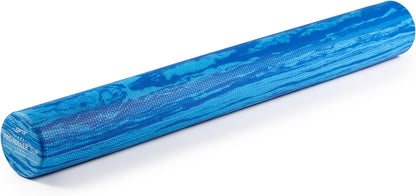 OPTP PRO-Roller Soft Density Foam Roller – Low Density Soft Foam Roller for Physical Therapy, Pilates, Yoga Foam Roll Exercises, and Muscle Recovery - Blue 18" x 6"