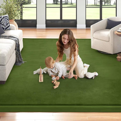 Baby Play Mat for Floor Nursery Rug Muscle Mat Area Rug Playroom Rug 79"x110" Playpen Mat Memory Foam 1.3" Thick Crawling Mat For Babies,Toddlers, Infants, Kids,Grey