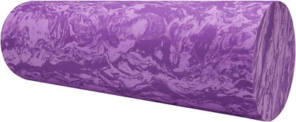 Gaiam Restore Foam Roller for Muscle Massage - Deep Tissue Muscle Massager for Sore Muscles & Stimulation - Total Body Pain Relief, Back, Neck, Foot, Calf, Leg, Arm (18 Inch and 36 Inch)