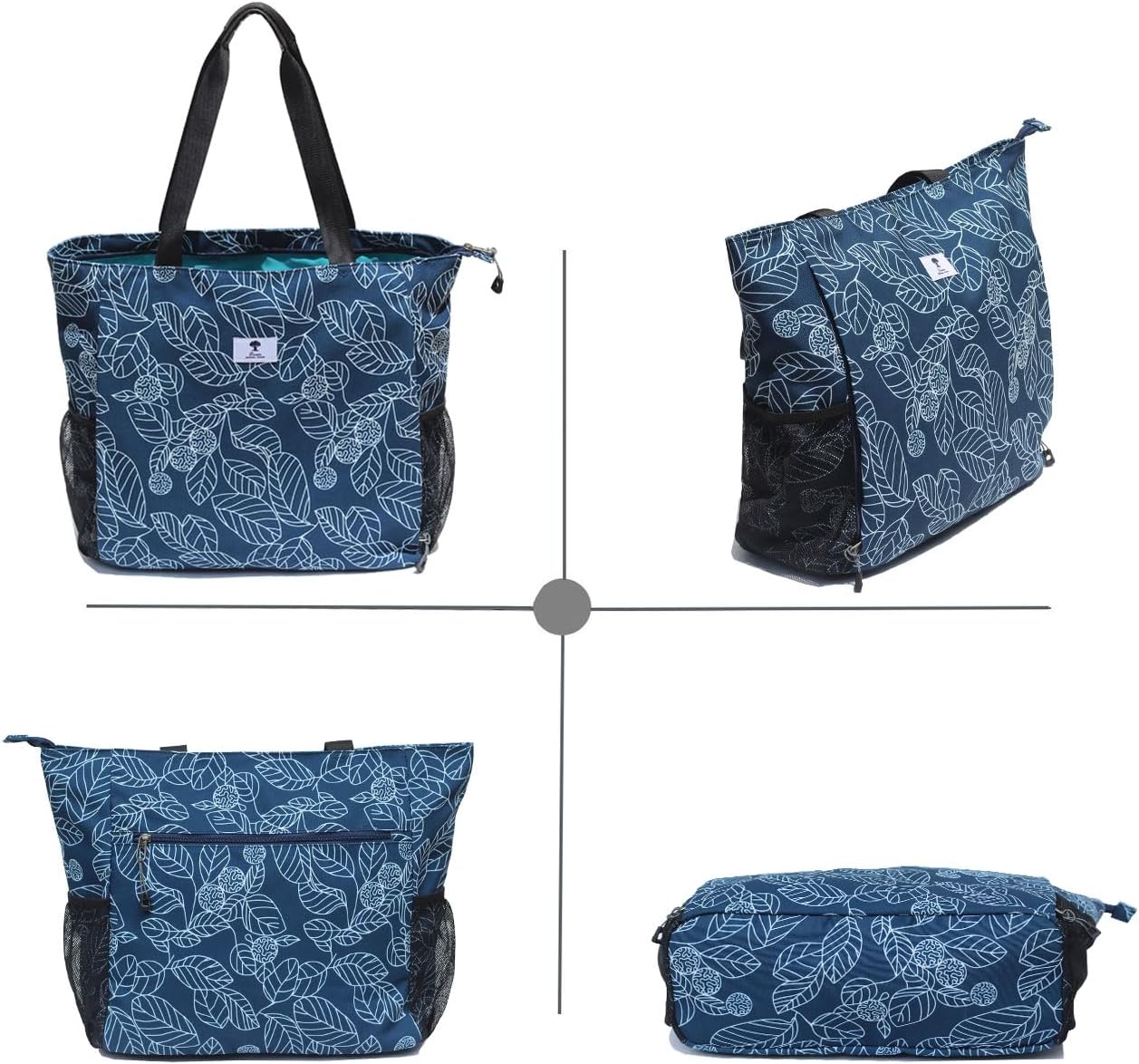 ESVAN Yoga Mat Bag Yoga Tote Carrier Shoulder Bag Carryall Tote for Office,Yoga,Pilates,Travel,Beach and Gym