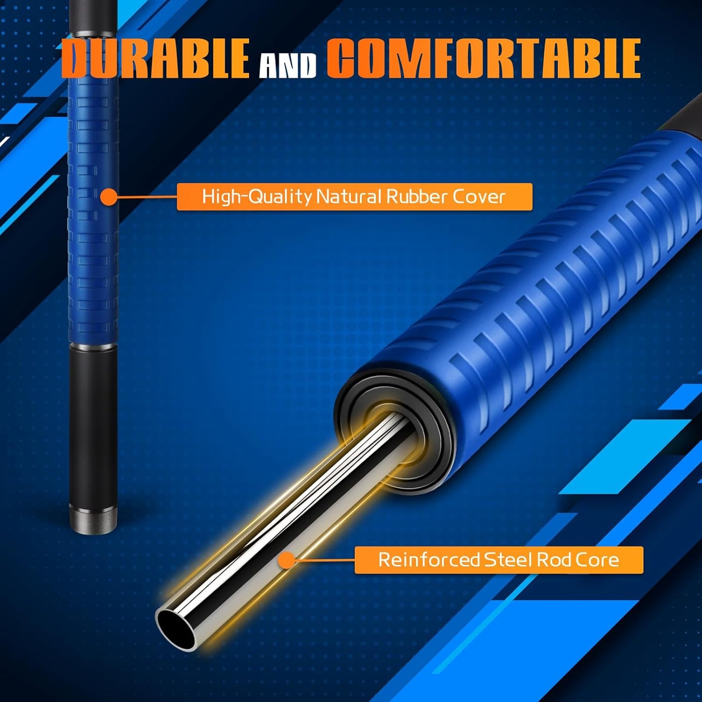 Muscle Roller Stick, Massage Roller for Muscle Deep Tissue Massage, Calf Roller for Myofascial Release, Therapy Roller Stick for Back, Legs, Arms, Waist, and Shoulders Full Body Use (Black)