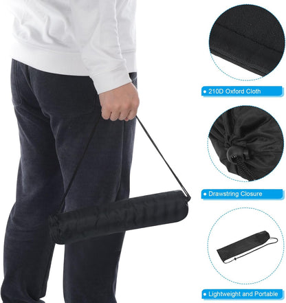 PATIKIL 20 Inch Ultra Mini Chair Replacement Bag, Nylon Foldable Tripod Carry Case Storage Bag with Shoulder Strap for Outdoor Travel, Black