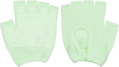 Yoga Gloves, Non Slip Fingerless Pilates Gloves Breathable Exercise Workout Mittens