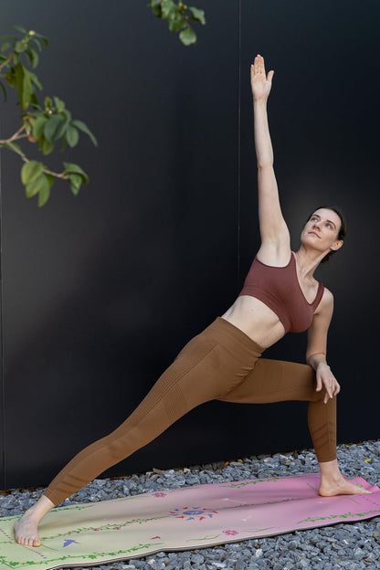 【BulgurYe】Yoga Mat * Nature Line -- Unique coating technique, Great wear resistance for a longer service life, Vividly printed pattern to protect eyes, Natural rubber base, Strong bounce resilience, Absorb sweat instantly to stay dry, Clean and hygienic.