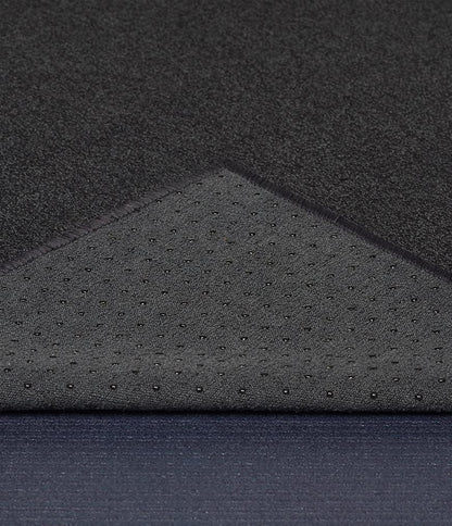 Yogitoes Manduka Yoga Towel for Mat Nonslip and Quick Dry for Hot Yoga with Rubber Bottom Grip Dots 72 Inch Long Onyx Thin and Lightweight (262023001)