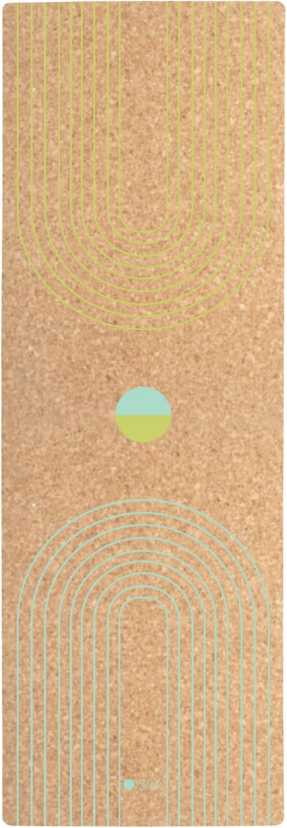 YOGA DESIGN LAB | The Cork Yoga Mat | Eco Luxury | Ideal for Hot Yoga, Power, Bikram, Ashtanga, Sweaty Workouts | Studio Quality | Includes Carrying Strap!